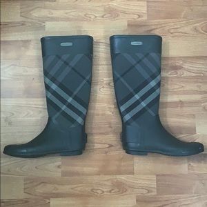Burberry rain boots